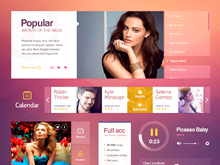 Artistic Flat UI Kit